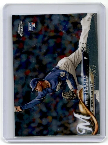 2018 Topps Freddy Peralta Milwaukee Brewers Rookie RC Baseball Card
