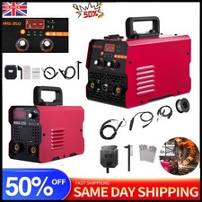 MIG WELDER INVERTER 350/250Amp MMA GASLESS TIG ARC/MIG WELDING MACHINE 220V UK