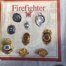 9 Fireman&rsquo;s Pins from NH