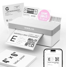 Rongta Shipping Thermal Label Printer Wireless USB 4x6 Labels For Small Business