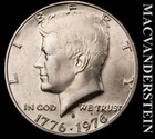 1976-S Kennedy Half Dollar- Silver- Choice Gem Brilliant Unc- No Reserve #K418