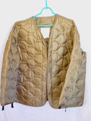 Rothco Brand M-65 Button In Field Jacket Insulated Liner Size XL Beige Coyote 