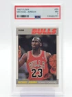 MICHAEL JORDAN 1987-88 FLEER BASKETBALL #59 CHICAGO BULLS PSA 7 Q3414