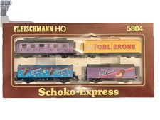 Fleischmann HO 5804 set espresso cioccolato ++ set di 4 carri ++ nuovi in confezione originale