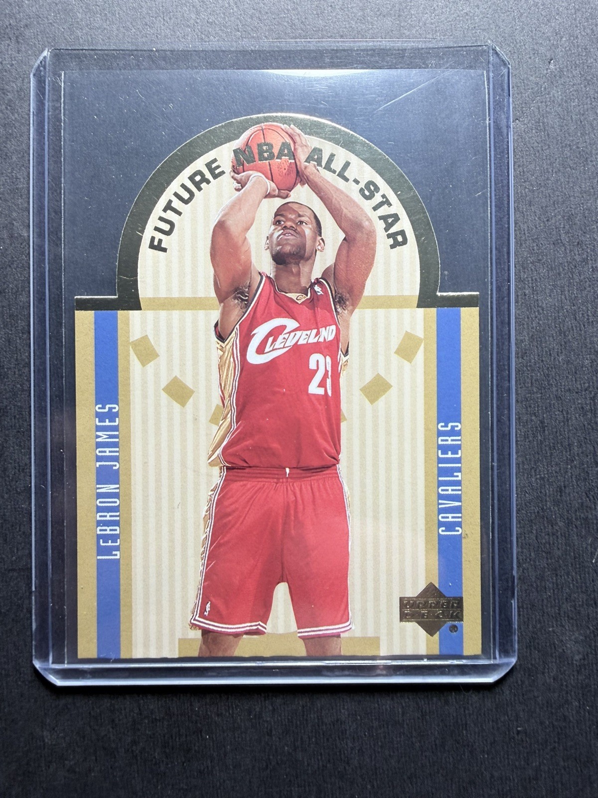 2003-04 Upper Deck LeBron James Future NBA All-Star Die cut RC #E15 Cavaliers