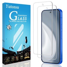 2-Pack Tempered Glass Screen Protector for Google Pixel 10 10 Pro 9H Case Fit