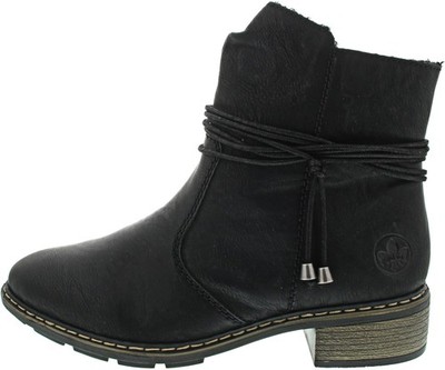 Rieker Damen Stiefelette schwarz