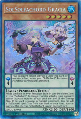 SolSolfachord Gracia (Collector's Rare) ANGU-EN018 - Collector's Rare - Near Min