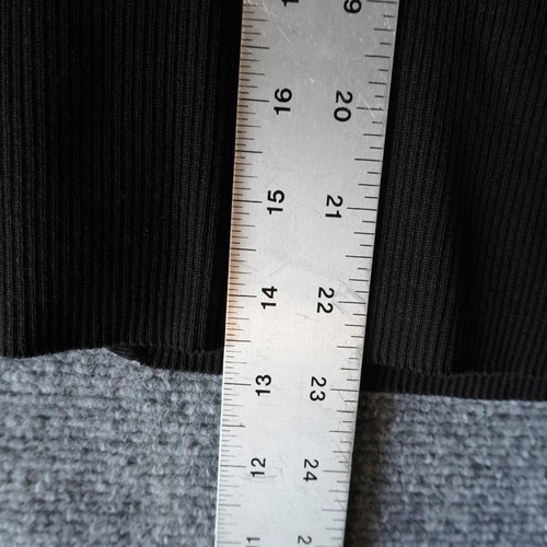 Top cardigan August Silk XL nero dettaglio catena arancione stampa vortice canotta - Foto 8 di 9