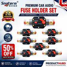 20A-150AMP Trip DC Car Audio Solar Energy Inline Circuit Breaker 12V Fuse Holder