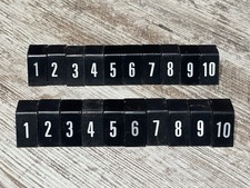 NOS Foosball Scoring Numbers Lot x2      Vintage New Old Stock Score Rack 1-10