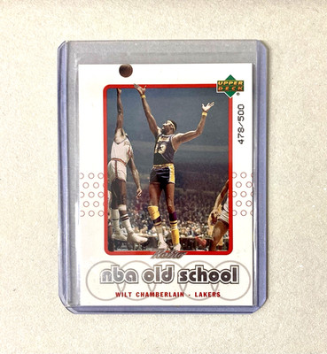 1999-00 Upper Deck Retro /500 Wilt Chamberlain #S2 NBA OLD SCHOOL rare silver