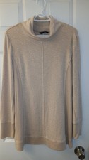 H by Halston Long Sleeve Mock Neck Tunic – Size Large