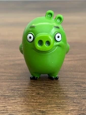 ANGRY BIRDS 2016 GREEN PIG Collectible Toy Figure Rovio Spin Master Cake Topper