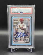 2020 Bowman Draft Jordan Walker 1st Auto Sky Blue /499 PSA 🔥🚀📈 Kid Dynamite