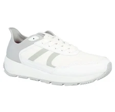 Men REDVANLY Challenger Spikeless Golf Sneakers Shoes White/Grey S2504