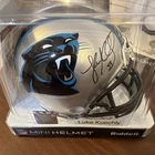 Luke Kuechly Signed Carolina Panthers Riddell Mini Helmet JSA Authenticated