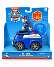 PAW Patrol Chase Patrol Cruiser Vehicle with Chase Figure Spin Master Ages 3