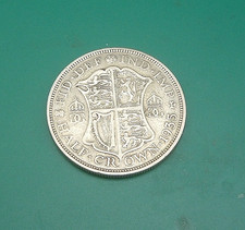GB UK George V.  1935 Silver (.500 ) Half Crown.  Good Fine  KM# 835
