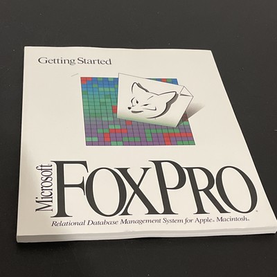 MicroSoft FoxPro Getting Started Manual Database Mgmt Sys DOS/WIn