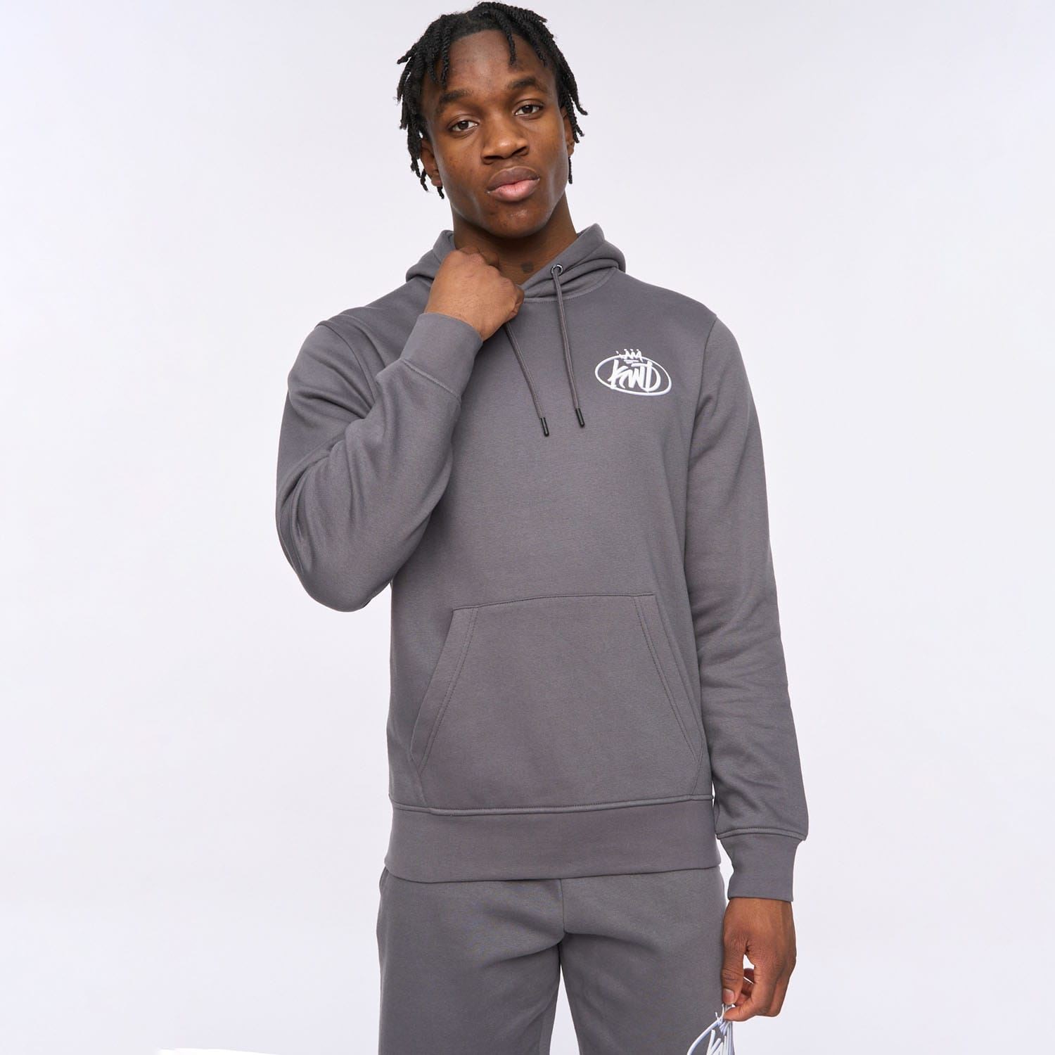 Толстовка с капюшоном Kings Will Dream Soap от Herren в Грау