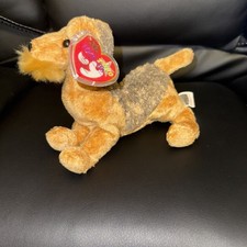 Ty Beanie Baby - Whiskers -  The Schnauzer Dog MWMTs 2000