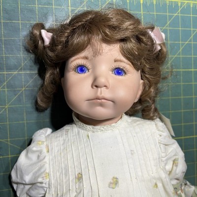 24'' KAYLA Handmade Dianna Effner Porcelain Doll Cloth Body Expression Art Work