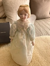 Avon Vintage Gift Collection Christmas Snow Angel Tree Topper Doll Original Box