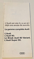 RARE : Brochure de Vente AUDI Auto Union  - Décembre 1966 - Bel Etat.