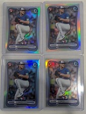 2026 Bowman Trey Yesavage RC #41 Red RC Variation Rookie Blue Jays 4 Card Lot