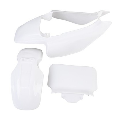 Complete White Plastic Mudguard Kit For Mini Pit Monkey Z50R Baja JCTD