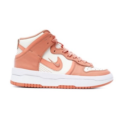 Schuhe Universal Damen Nike Wmns Dunk High UP DH3718107 Weiß-Orangefarbig