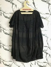 cocon.commerz PRIVATSACHEN TAGESKLEID Kleid aus LOCHSTICKEREI in schwarz Gr. 2-3
