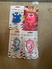 JobLot 270 Number Candles Birthday part All Numbers 4 Shapes