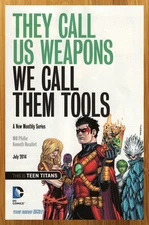 2014 DC Comics Teen Titans Print Ad/Poster Kenneth Rocafort Robin New 52 Pop Art