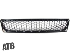 Stoßstange Gitter Mitte Vorne Lüftungsgitter Schwarz für VW GOLF VI 6 GTI GTD