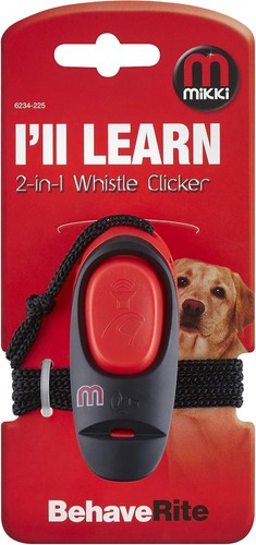 Mikki Mikki 2-in-1 High Pitched Whistle Clicker, dog clicker training aid for - Picture 7 of 7
