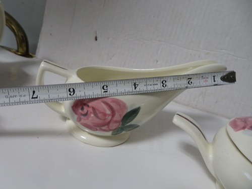 Red Wing Lexington Rose Creamer & Sugar No Chips or Cracks - Photo 5/14