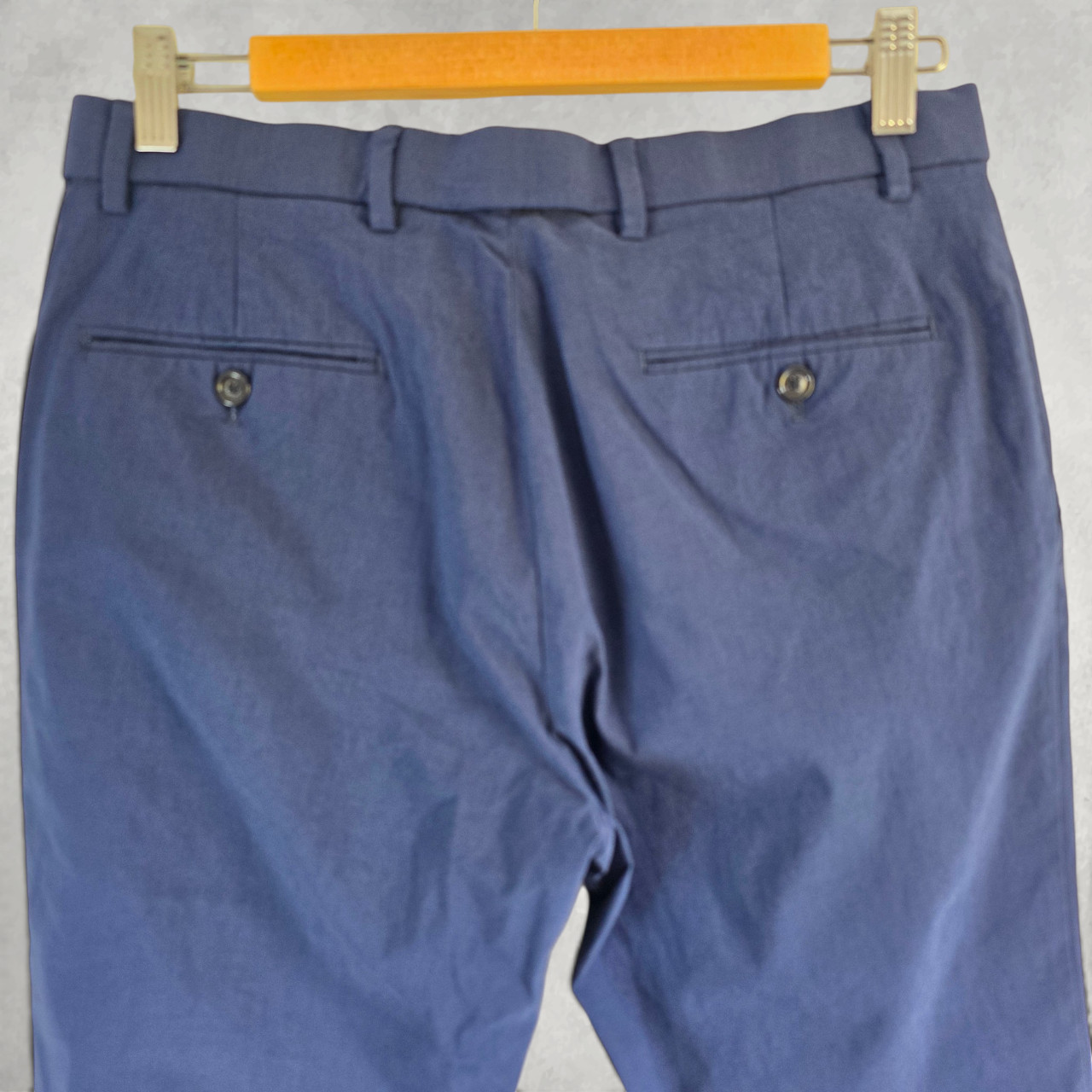 Tommy Hilfiger Men’s Slim Dress Trousers Blue Stretch Smart Formal W30 L29 Work image 4