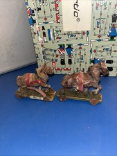 Erzgebirge Masse Tiere sehr alt schlechter Zustand 8 cm