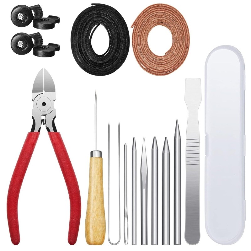 16x Baseball Glove Care Kits Threader Glove Tool Softbal Glove Relacing Kits