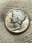 1917-S Mercury Dime ~ Choice/Gem Unc++Full Split bands - FSB) ~ 90% Silver Toned