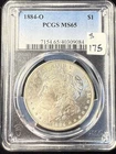 1884 O Morgan Silver Dollar PCGS MS-65