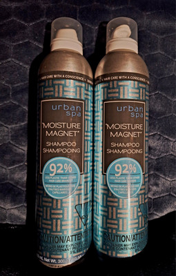 SET OF 2 URBAN SPA MOISTURE MAGNET SHAMPOOS HAIRCARE WITH A CONSCIENCE 2x300 gr