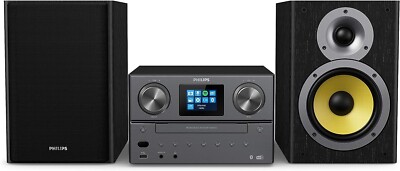 PHILIPS Tam8905 Music System with Internet Radio,Spotify,Bluetooth, Cd, USB