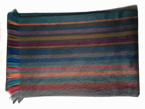 ¡LOTE AL POR MAYOR DE 20 TALLAS MÁS GRANDES! BUFANDAS DE ALPACA JOSE A RAYAS 80"" x 12"" 5V - Imagen 5 de 12