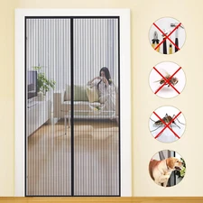 Magnetic Window Door Mosquito Net 120X210Cm Automatic Closing Ult Mesh