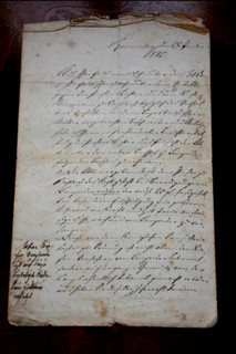 ORIGINAL! 1875! antique old document deed letter 4 sided roof floor find