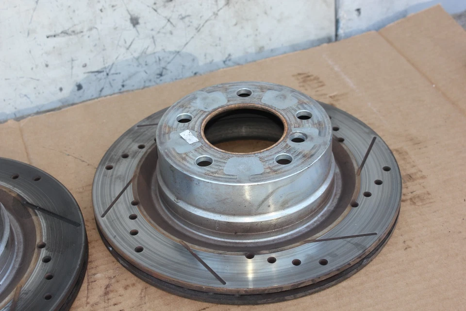 ТОРМОЗНЫЕ ДИСКИ для 08-13 BMW 128i задняя пара (448) - Изображение 3 из 4