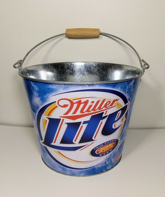miller lite ice bucket